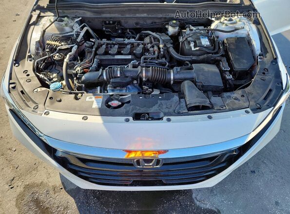 1HGCV1F10JA214701 2018 HONDA ACCORD White Rear interior view