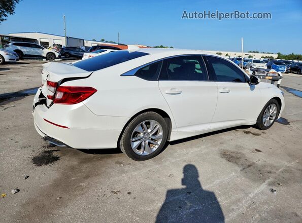 1HGCV1F10JA214701 2018 HONDA ACCORD White Rear right