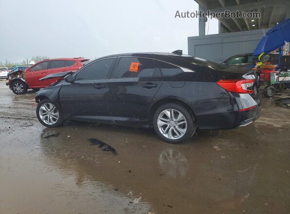 1HGCV1F10JA267611 2018 HONDA ACCORD Black Trasero izquierdo