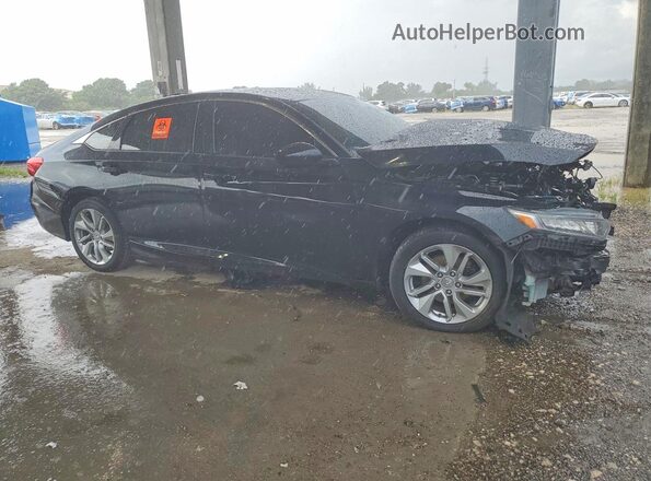 1HGCV1F10JA267611 2018 HONDA ACCORD Black Delantero derecho
