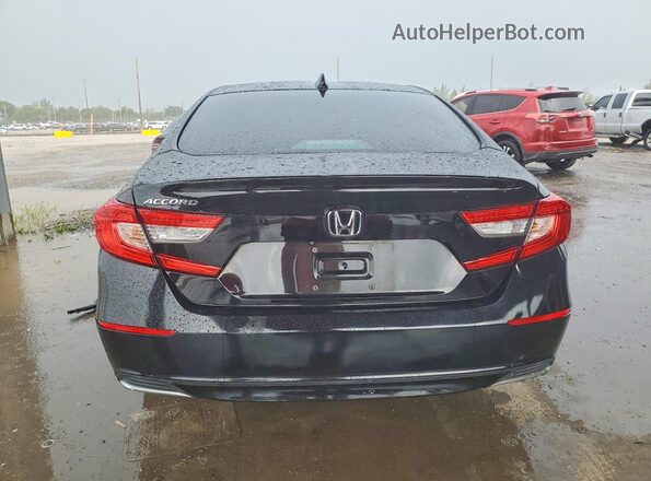 1HGCV1F10JA267611 2018 HONDA ACCORD Black Vista trasera