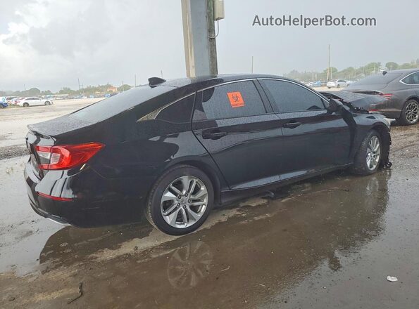 1HGCV1F10JA267611 2018 HONDA ACCORD Black Trasero derecho