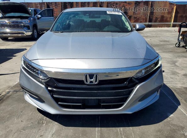 1HGCV1F10KA170460 2019 HONDA ACCORD Silver Դիմացի տեսք