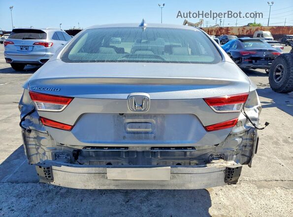 1HGCV1F10KA170460 2019 HONDA ACCORD Silver Հետևի տեսք