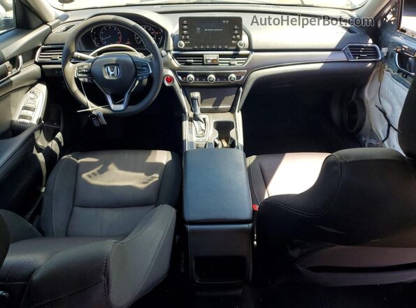 1HGCV1F10KA170460 2019 HONDA ACCORD Silver Առջևի վահանակի տեսք