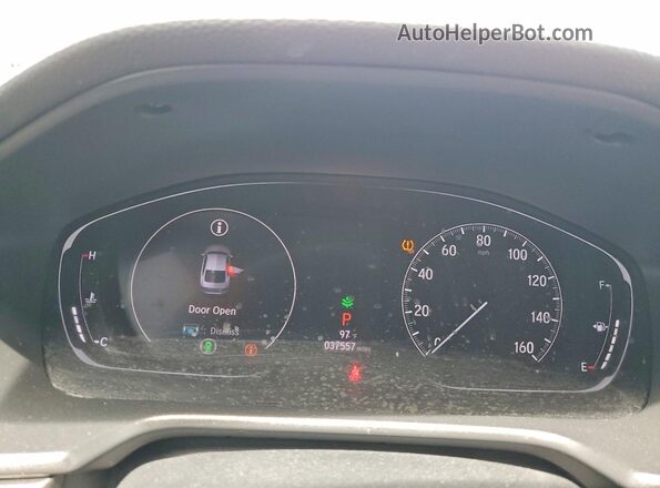 1HGCV1F10LA009415 2020 HONDA ACCORD Silver Instrument cluster view