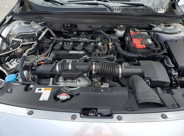 1HGCV1F10LA009415 2020 HONDA ACCORD Silver Rear interior view
