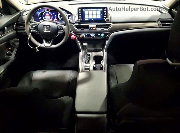 1HGCV1F10MA038446 2021 HONDA ACCORD Черный Вид панели приборов