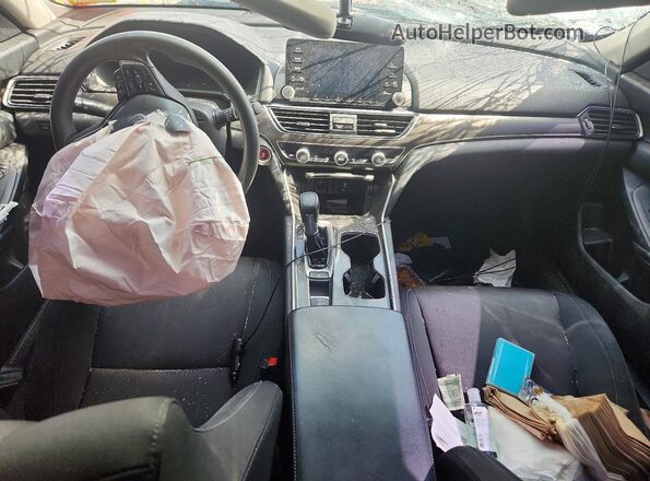 1HGCV1F11JA086873 2018 HONDA ACCORD White Widok deski rozdzielczej