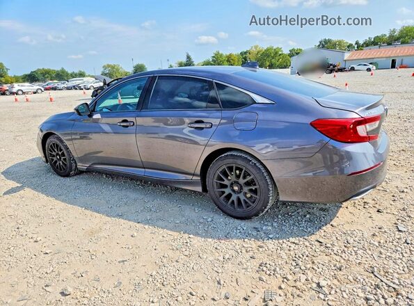 1HGCV1F11KA161699 2019 HONDA ACCORD Gray უკანა მარცხენა
