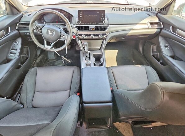 1HGCV1F11KA161699 2019 HONDA ACCORD Gray წინა პანელის ხედი