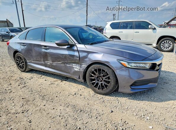 1HGCV1F11KA161699 2019 HONDA ACCORD Gray წინა მარჯვენა