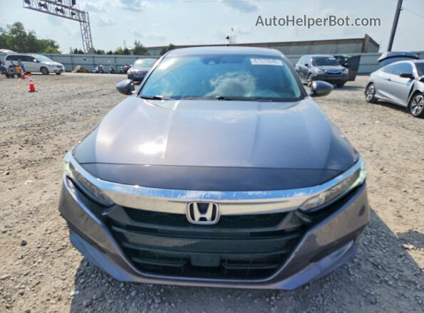 1HGCV1F11KA161699 2019 HONDA ACCORD Gray წინა ხედი