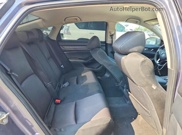 1HGCV1F11KA161699 2019 HONDA ACCORD Gray უკანა სავარძლების ხედი