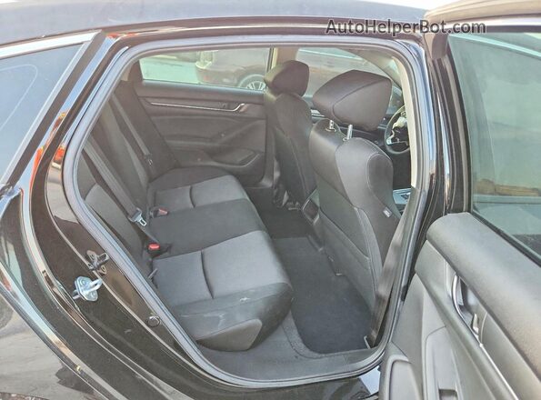 1HGCV1F11MA033322 2021 HONDA ACCORD Black Вид задніх сидінь