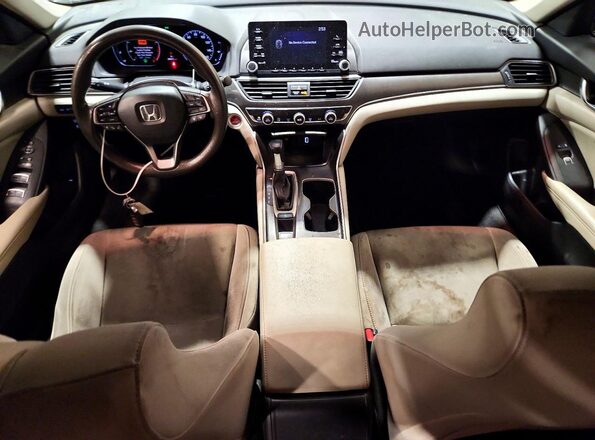 1HGCV1F12JA169762 2018 HONDA ACCORD Black Dashboard view