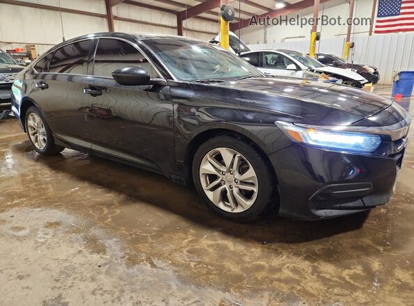 1HGCV1F12JA169762 2018 HONDA ACCORD Black Front right