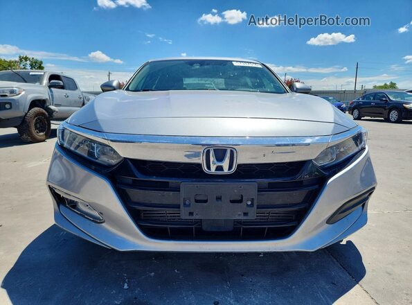 1HGCV1F12KA053835 2019 HONDA ACCORD Silver Vista frontal