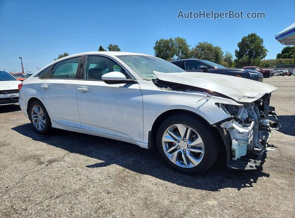 1HGCV1F12LA053660 2020 HONDA ACCORD White Delantero derecho