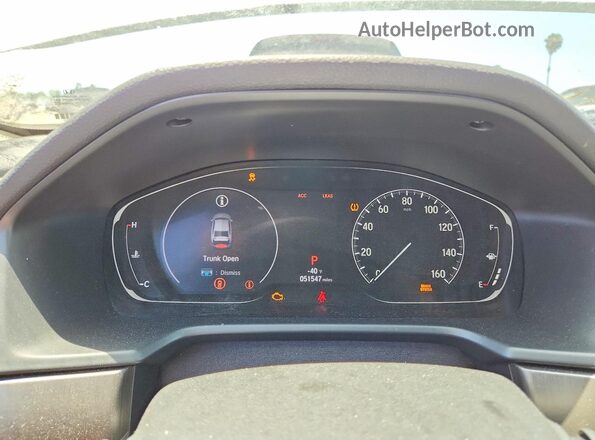 1HGCV1F12LA053660 2020 HONDA ACCORD White Vista del cuadro de instrumentos