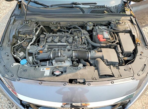 1HGCV1F13JA138133 2018 HONDA ACCORD Gray Widok wnętrza z tyłu
