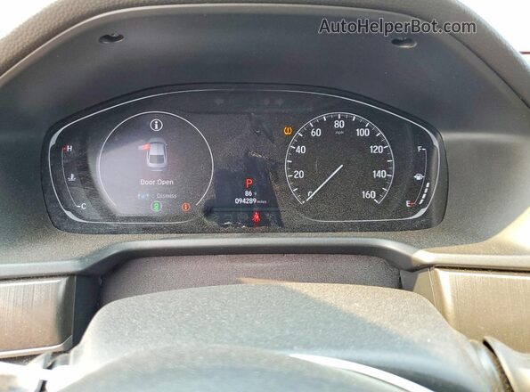 1HGCV1F13JA138133 2018 HONDA ACCORD Gray Widok zestawu wskaźników