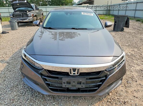 1HGCV1F13JA138133 2018 HONDA ACCORD Gray Widok z przodu