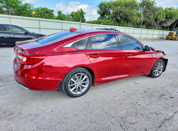 1HGCV1F13MA036061 2021 HONDA ACCORD Red Rear right