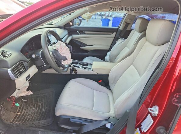 1HGCV1F13MA036061 2021 HONDA ACCORD Red Front interior view