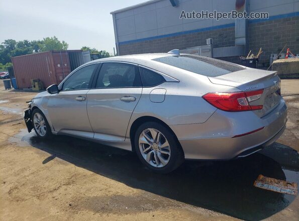 1HGCV1F15JA144452 2018 HONDA ACCORD Silver Հետևի ձախ