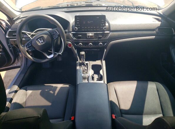 1HGCV1F15JA144452 2018 HONDA ACCORD Silver Առջևի վահանակի տեսք