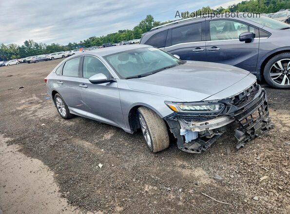1HGCV1F15KA068720 2019 HONDA ACCORD Silver Przód prawy