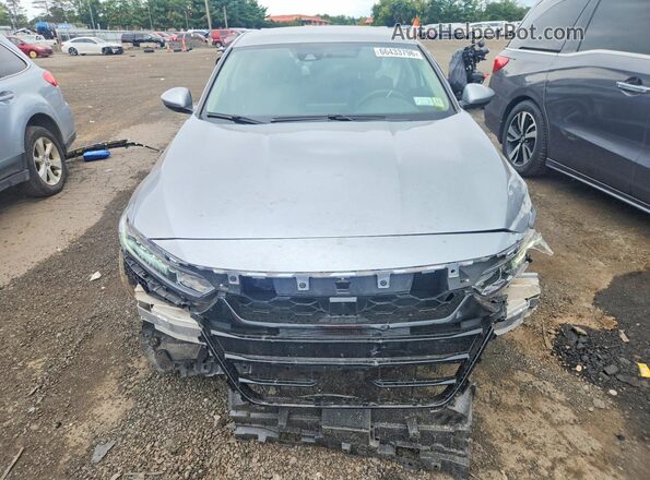 1HGCV1F15KA068720 2019 HONDA ACCORD Silver Widok z przodu