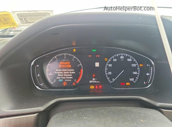 1HGCV1F15KA068720 2019 HONDA ACCORD Silver Widok zestawu wskaźników