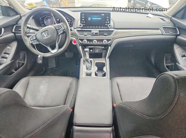 1HGCV1F15KA068720 2019 HONDA ACCORD Silver Widok deski rozdzielczej