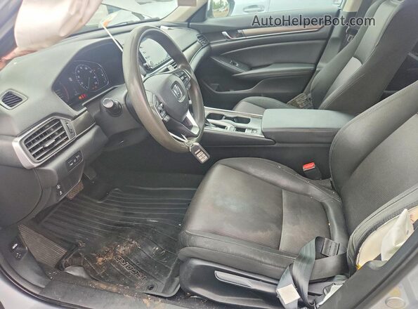 1HGCV1F15KA068720 2019 HONDA ACCORD Silver Widok wnętrza z przodu
