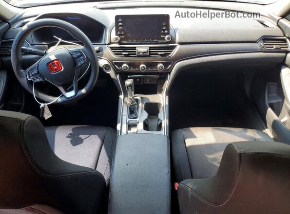 1HGCV1F15LA019017 2020 HONDA ACCORD Silver Widok deski rozdzielczej