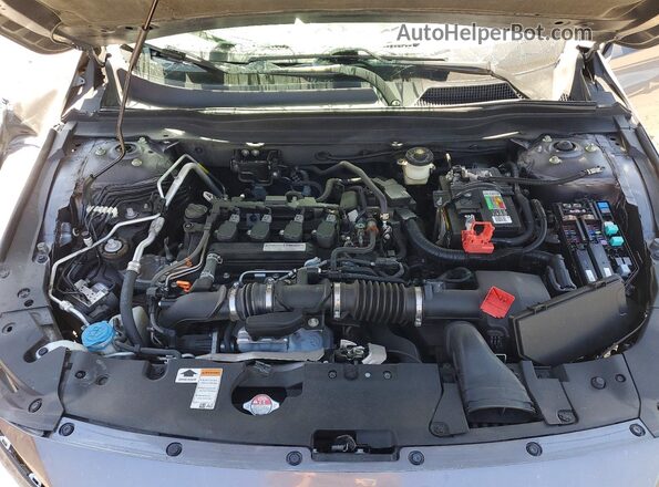 1HGCV1F15LA137326 2020 HONDA ACCORD Silver Вид задньої частини салону