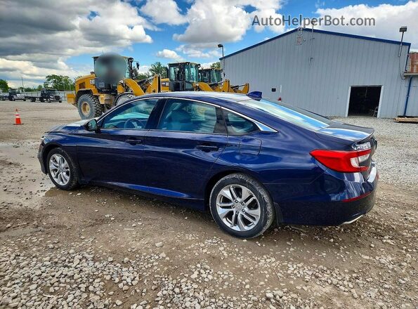 1HGCV1F16KA110490 2019 HONDA ACCORD Blue Rear left