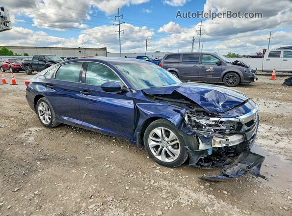 1HGCV1F16KA110490 2019 HONDA ACCORD Blue Front right