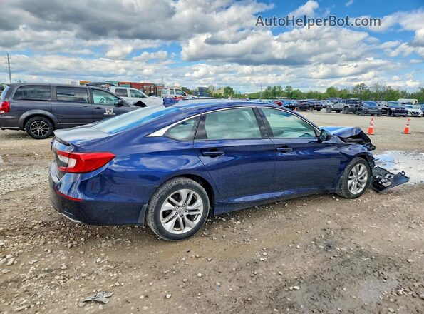 1HGCV1F16KA110490 2019 HONDA ACCORD Blue Rear right