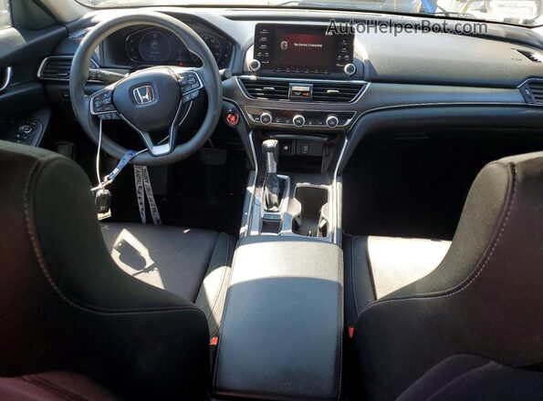 1HGCV1F16LA077346 2020 HONDA ACCORD Black Вид панелі приладів