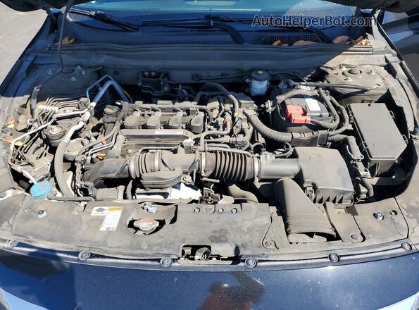 1HGCV1F16LA077346 2020 HONDA ACCORD Black Вид задньої частини салону