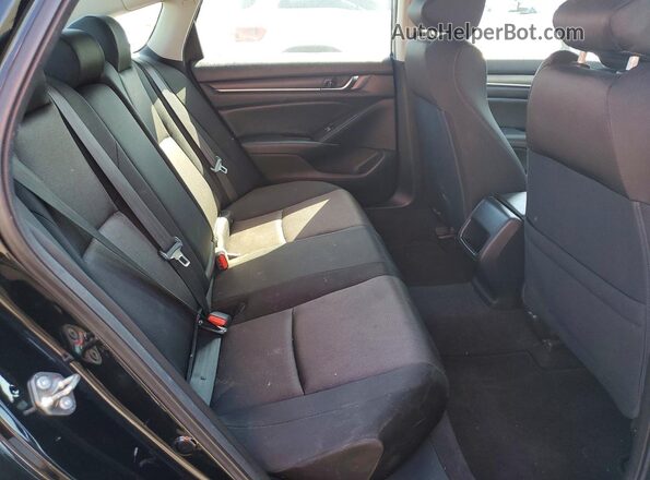 1HGCV1F16LA077346 2020 HONDA ACCORD Black Вид задніх сидінь