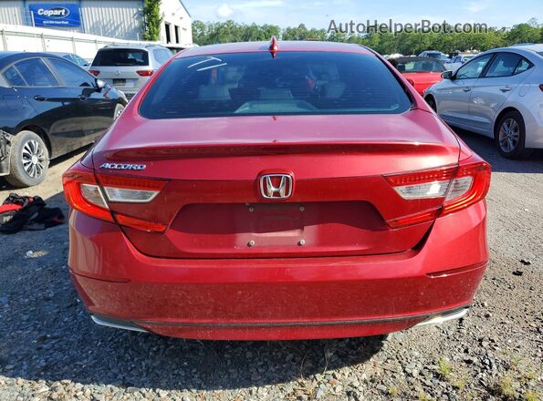 1HGCV1F17LA090672 2020 HONDA ACCORD Red Հետևի տեսք