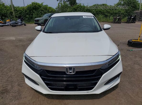 1HGCV1F18JA801258 2018 HONDA ACCORD White Vista frontal