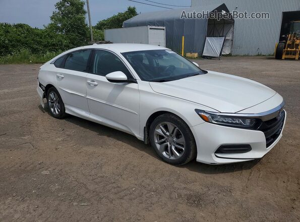 1HGCV1F18JA801258 2018 HONDA ACCORD White Delantero derecho