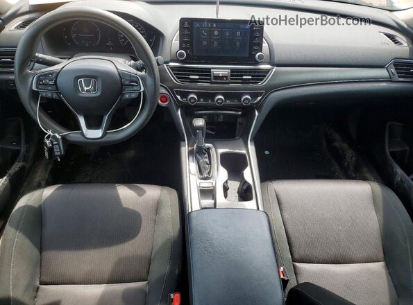 1HGCV1F18JA801258 2018 HONDA ACCORD White Vista del salpicadero
