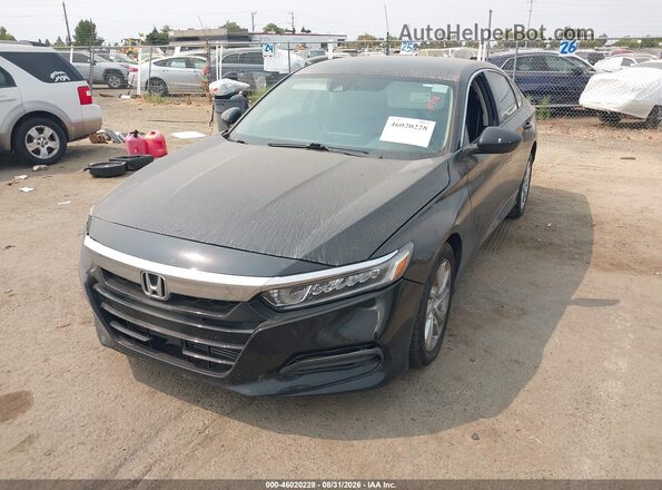 1HGCV1F18LA002048 2020 HONDA ACCORD Black Front left