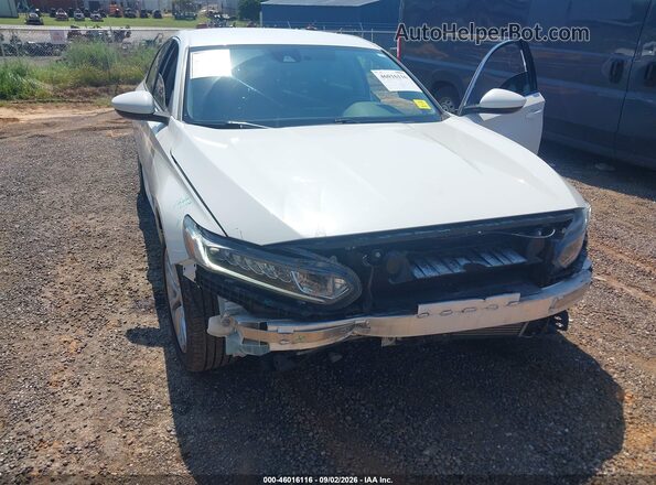 1HGCV1F19KA017415 2019 HONDA ACCORD White Դիմացի տեսք